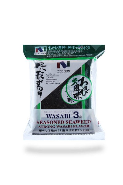 Rong biển khô Wasabi Aji Okazu 3bag