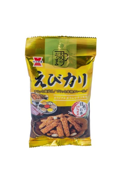 Bánh snack gạo Ebikari vị tôm và cà ri - Hiệu Iwatsuka 43g*10