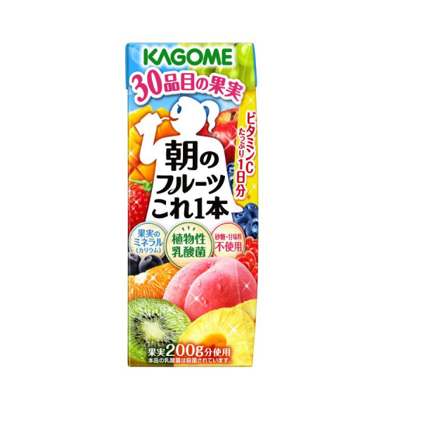 Nước ép hỗn hợp 30 loại trái cây Kagome 200ml