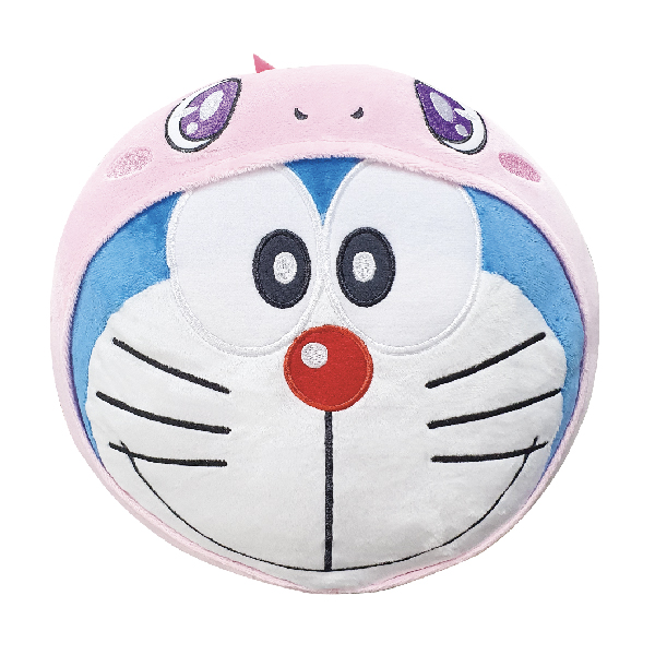 Gối Doraemon khủng long hồng