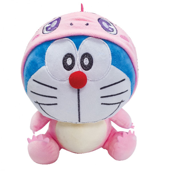 Thú bông Doraemon khủng long hồng